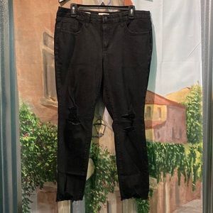 Universal Thread mid rise distressed skinny jeans